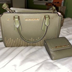 Michael Kors purse and wallet